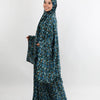 Printed Viscose Isdal Two Pieces - Blue - Green