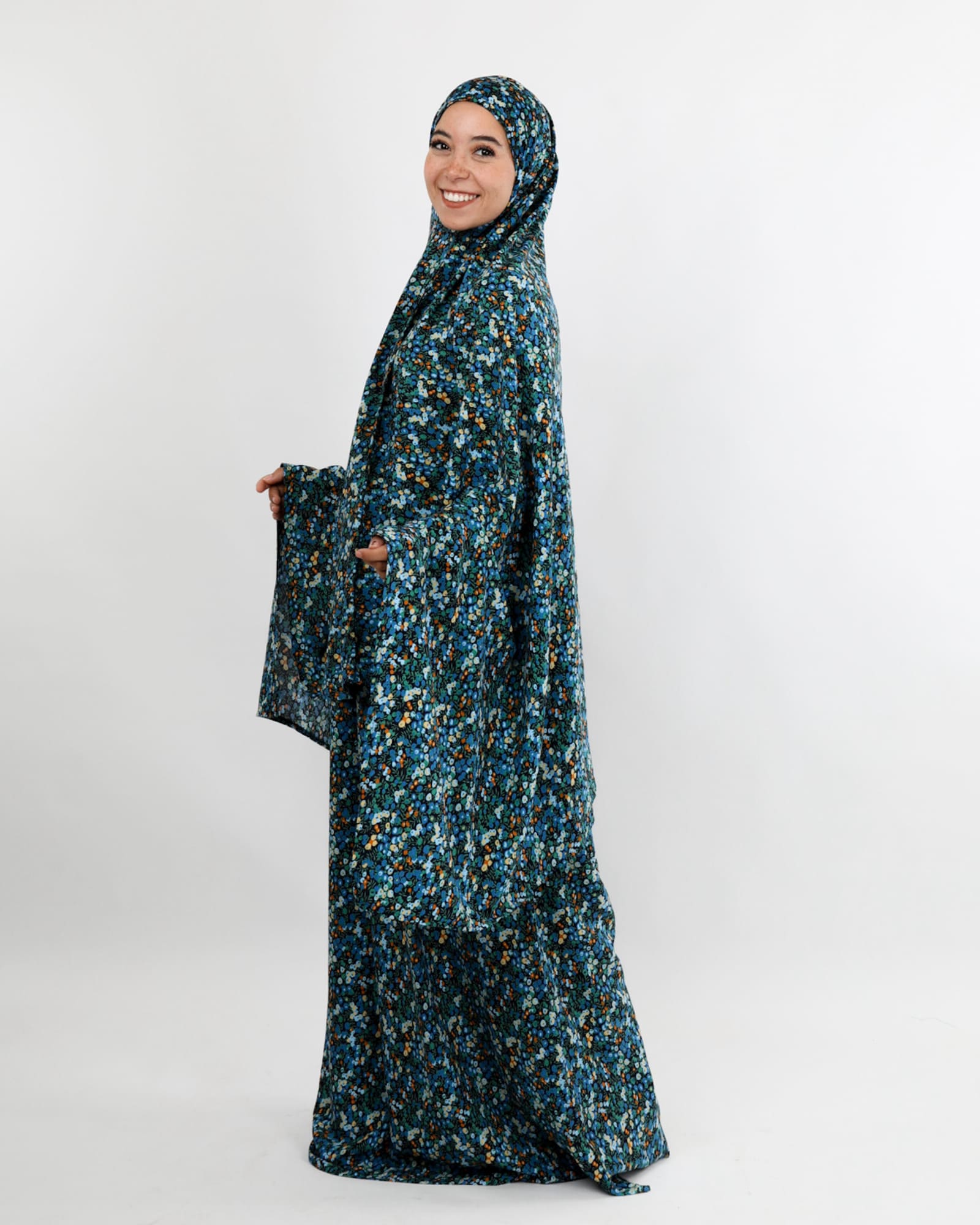 Tie Shop | Printed Viscose Isdal 2 Pieces	اسدال شيفون -  اسدال فسكوز 