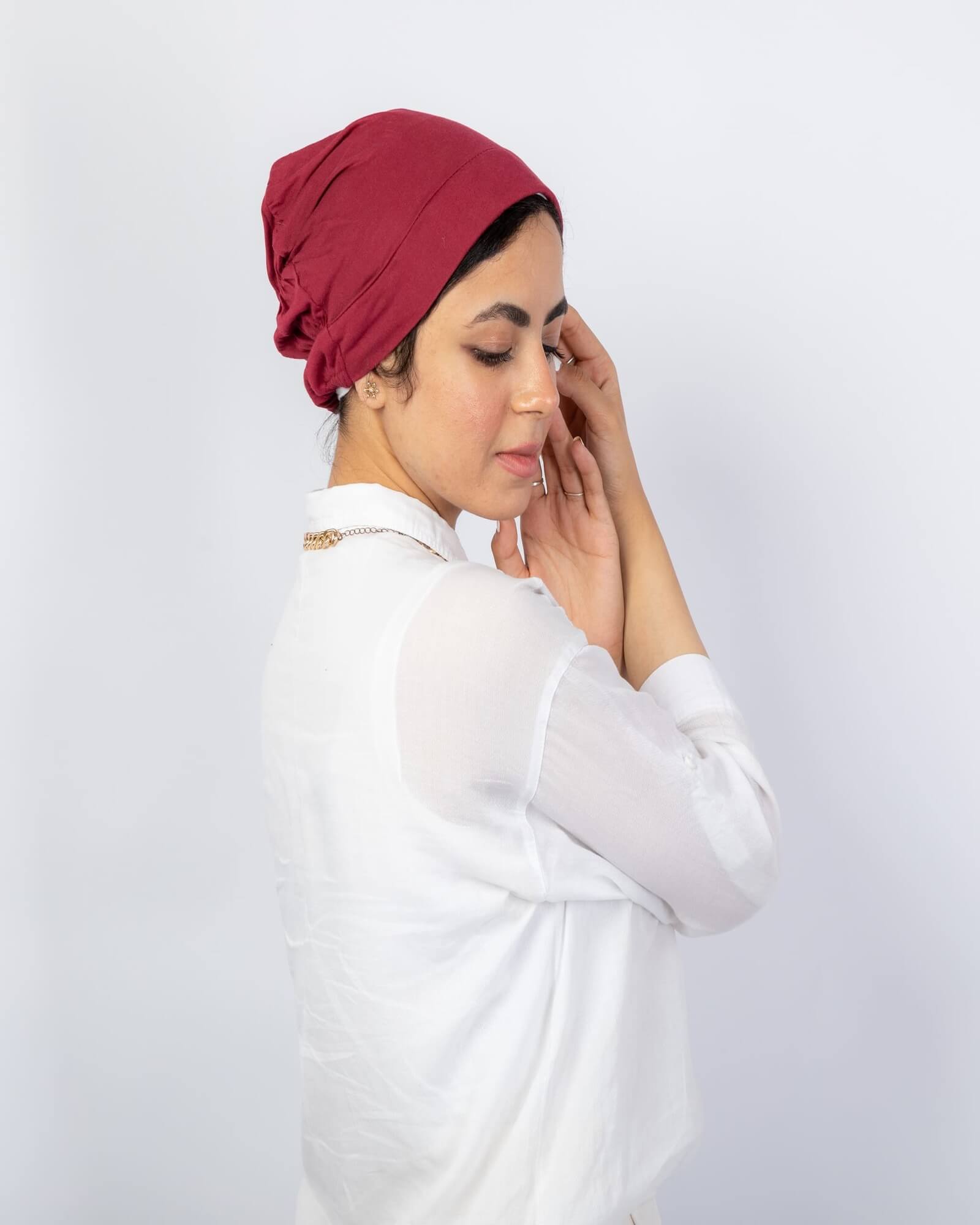 Tie Shop | Cotton Elastic Bonnet | بونية قطن  - بونية 