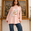 Printed Comfy Shirt - Light Pink