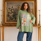 Printed Comfy Shirt | Most suitable blouse for women | Tie Shop | Light Green