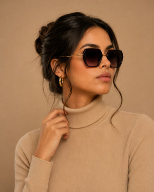 Riviera Women's Sunglasses | Stylish Fashion Eyewear | Tie Shop | Black