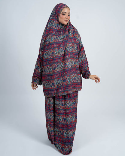 Printed Viscose Isdal Two Pieces