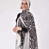 Printed crinkled - Beige - Black - Brown