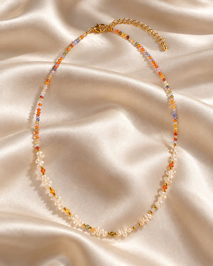 Colorful Pearl Necklace