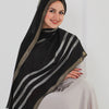 Glimmer Scarf - Black - Silver - Shiny Gold