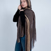 Velvy scarf - Dark Brown