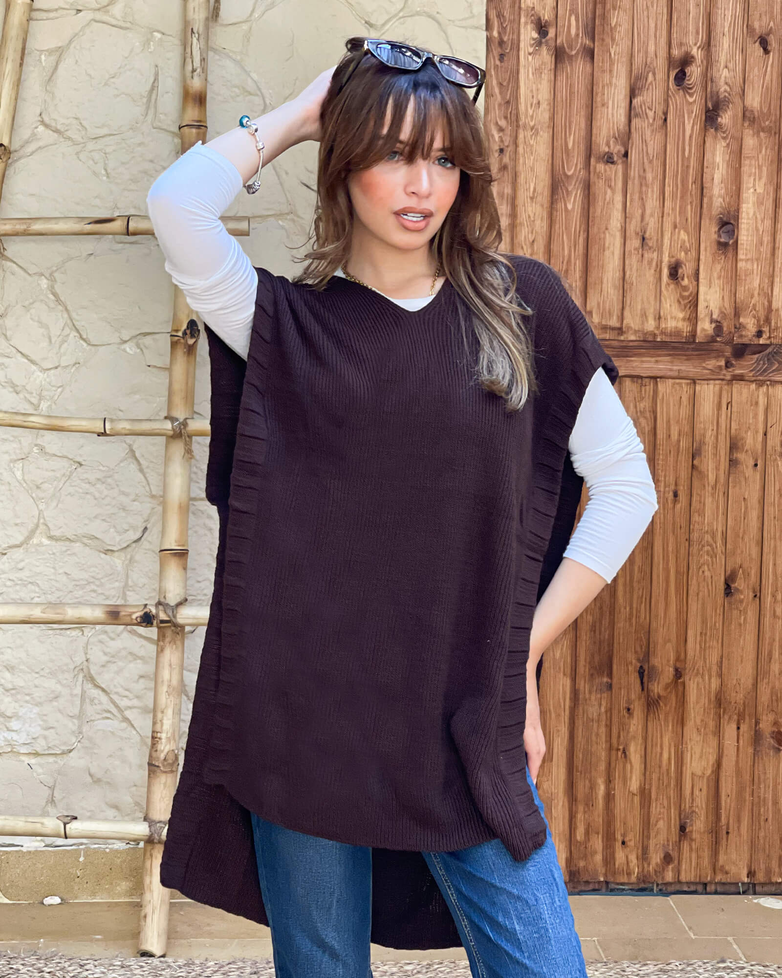 Knit Sleeveless Vest