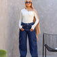 Cargo Denim Pants