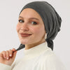 No Thread Bonnet With Ribbon - Grey