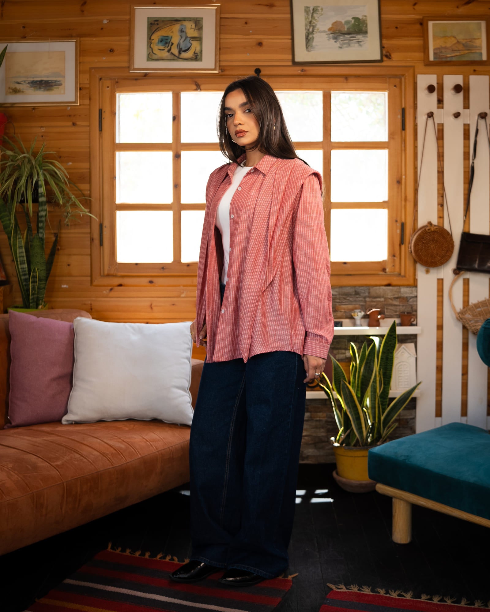 Tie Shop | Twilly shirt – Striped Modest Casual Shirt