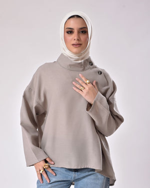 Tie Shop | Modest Wear | Button Style Shirt | Mini Shirt