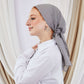 Square Plain Crinkled Chiffon