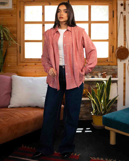 Tie Shop | Twilly shirt – Striped Modest Casual Shirt