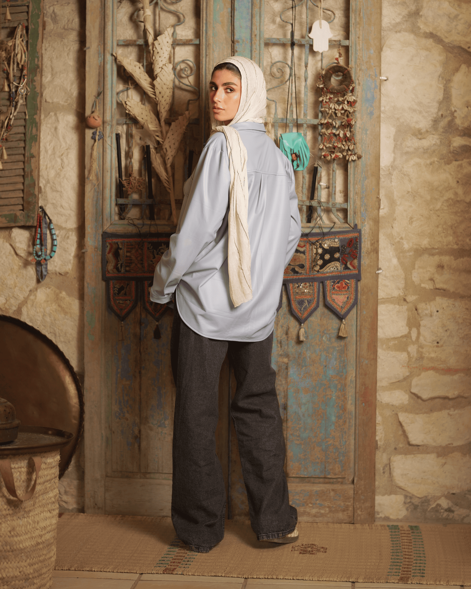 Tie Shop | Luna Leather Shirt | Elegant Leather Overshirt