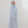 Embroidered Two Pieces Isdal - Light Blue