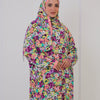 Printed Viscose Isdal - Pink - Purple - White