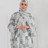 Printed Satin Isdal - Beige - Brown