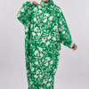 Printed Viscose Isdal - Off White - Green