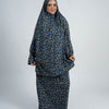 Printed Viscose Isdal Two Pieces - Black - Light - Yellow
