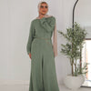 Comfy Linen Jumpsuit - Sage Green