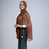 Marble scarf - Chocolate Brown