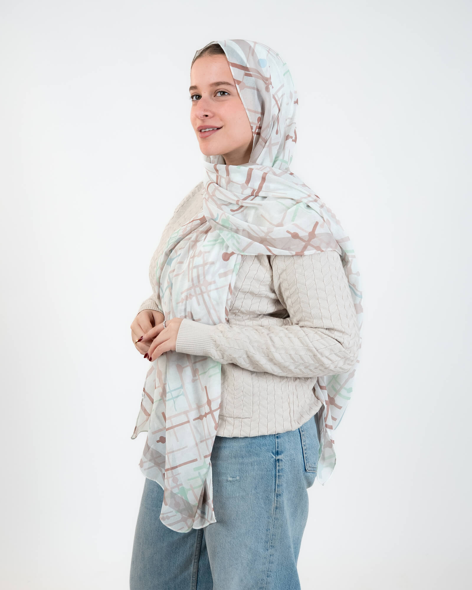 Tie Shop | Chi Chi Chiffon Scarves | Blushy