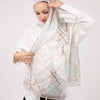 Chi Chi Chiffon - Off-White - Light Green - Light Brown