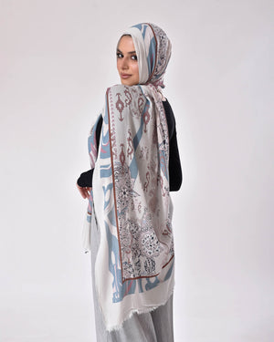  Tie Shop | Cotton Scarves | Printed crinkled