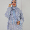 Printed Viscose Isdal - Light Blue