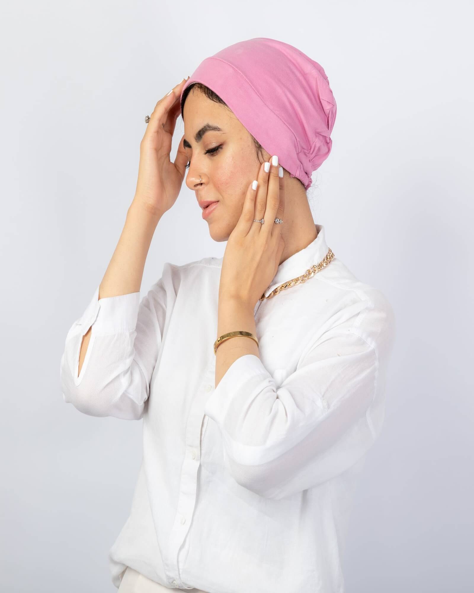 Tie Shop | Cotton Elastic Bonnet | بونية قطن  - بونية 