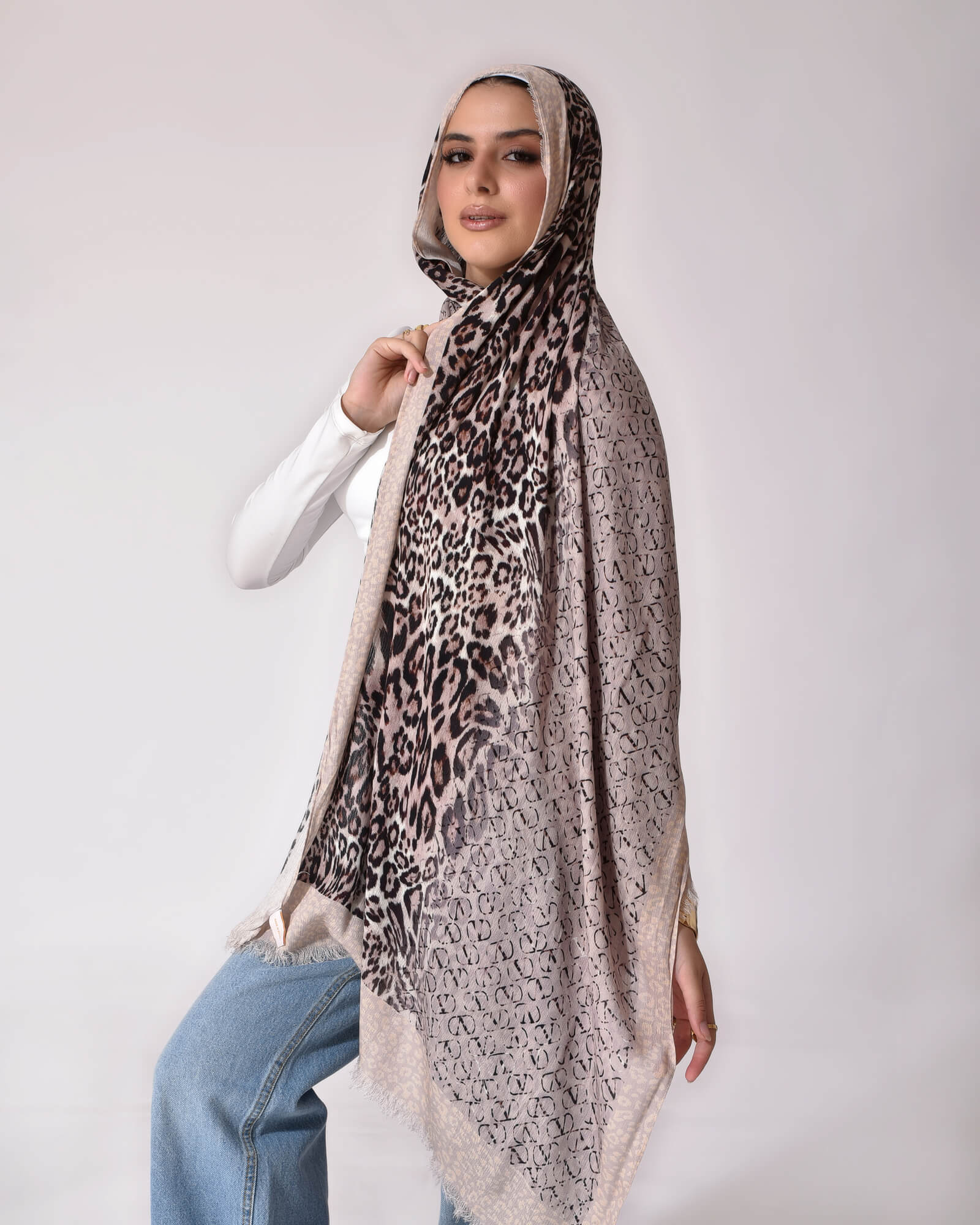  Tie Shop | Cotton Scarves | Printed crinkled