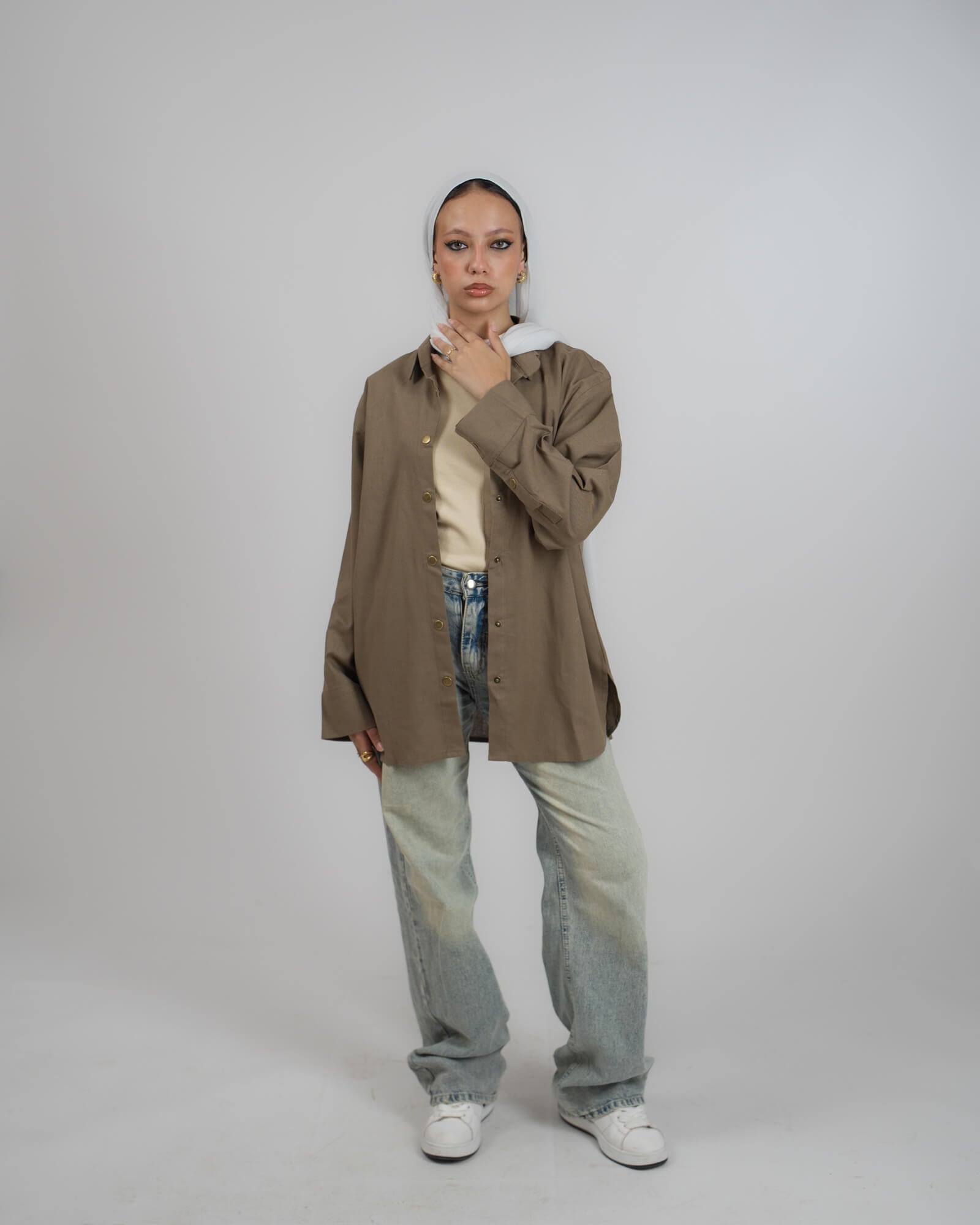 Tie Shop | Modest Wear | Button Style Shirt | Simply Linen Shirt