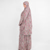 Printed Viscose Isdal Two Pieces - Red - Grey