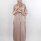 Plain Satin Isdal, اسدال ستان, Beige, بيج Tie Shop