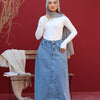 Denim Skirt - Light Blue