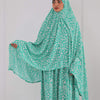 Printed Viscose Isdal Two Pieces - White - Light Green