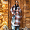 Elena Long Shirt - Rust Orange