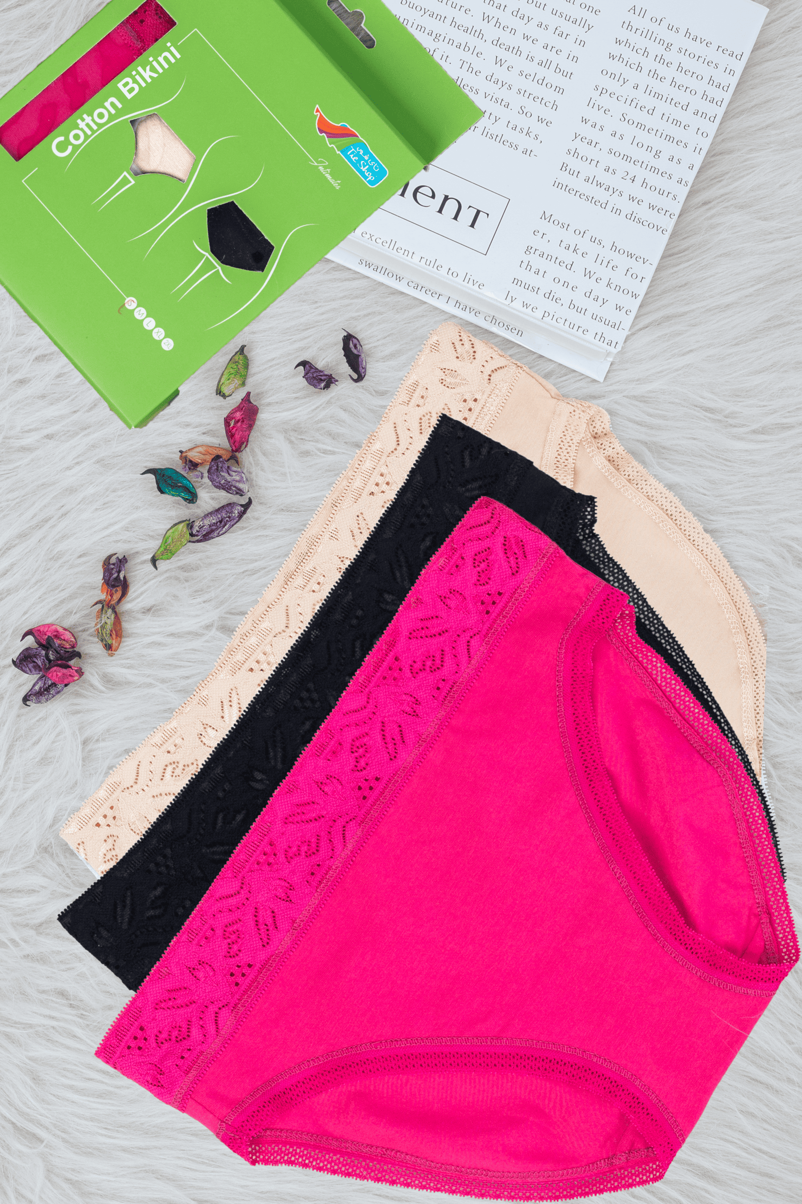 Tie Shop | Cotton Cloud Bikini Panties | women underwear. Perfect Fit
