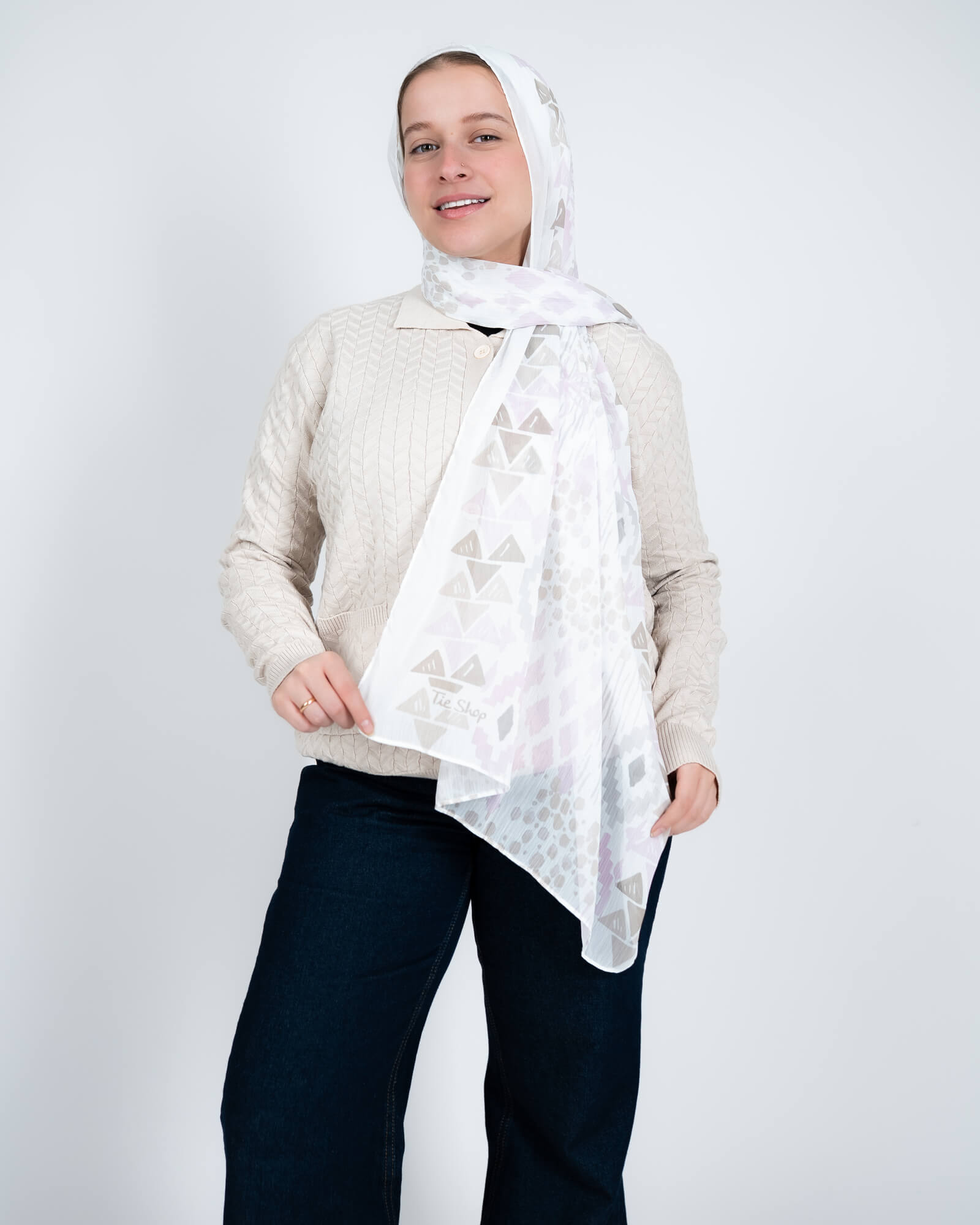 Tie Shop | Digital Crinkled Hijab