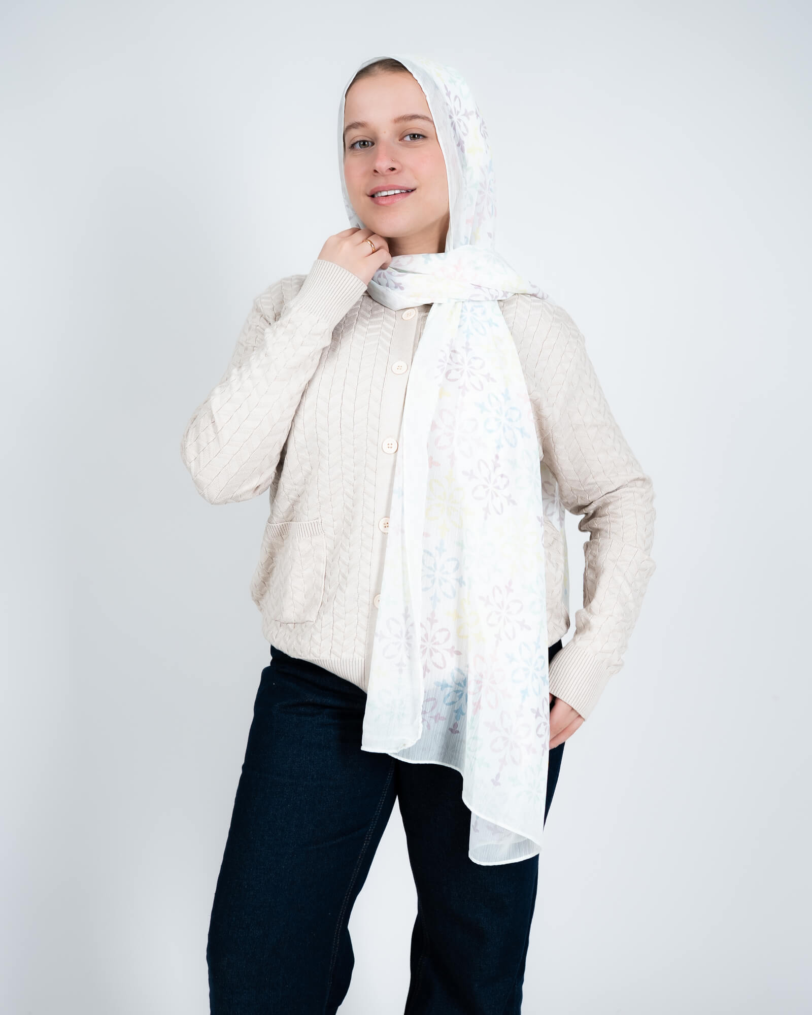 Tie Shop | Digital Crinkled Hijab