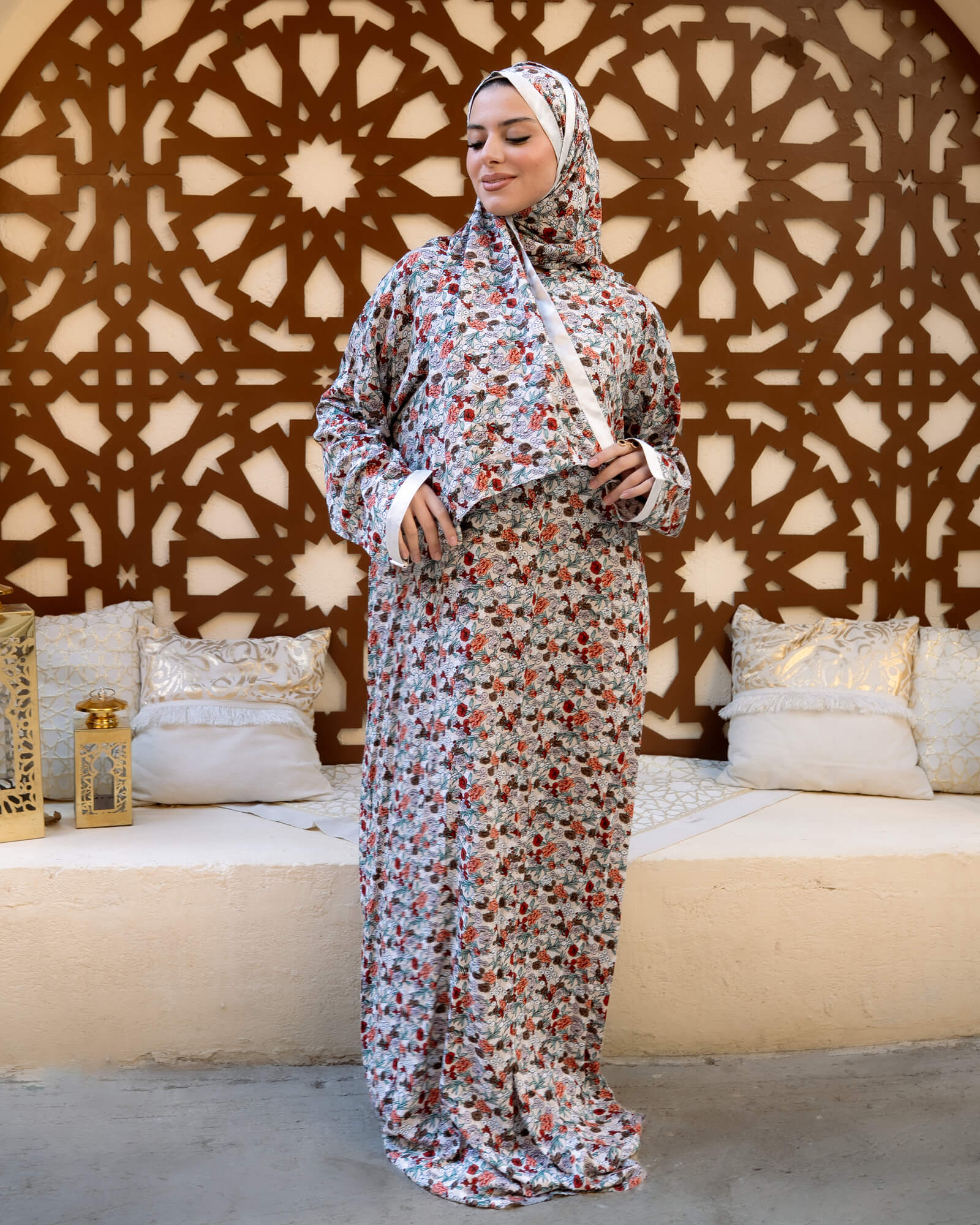 Tie Shop | Printed Viscose Isdal | Eid Modest Wear