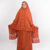 Printed Viscose Isdal Two Pieces - Orange