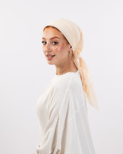 Square plain Crepe Chiffon