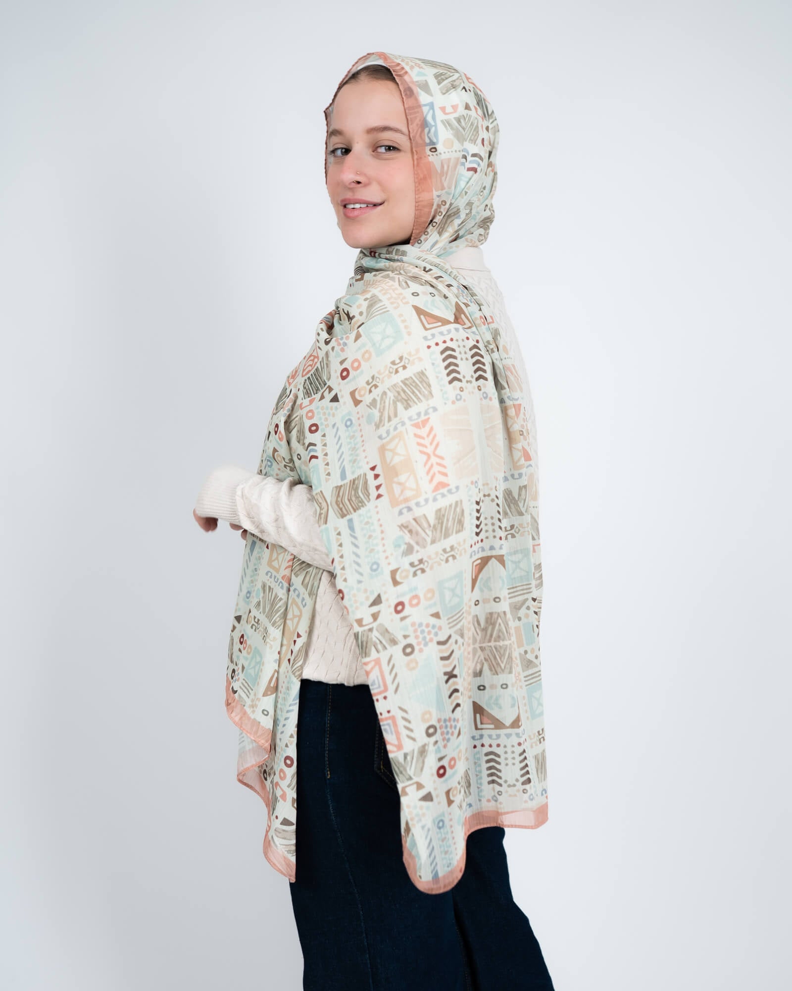 Tie Shop | Digital Crinkled Hijab