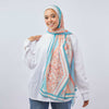 Chi-Chi CHiffon - Orange- Baby Blue