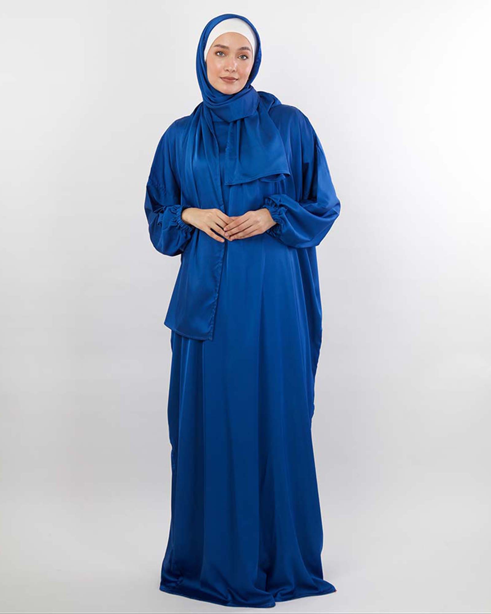 Plain Satin Isdal, اسدال ستان, Blue, ازرق Tie Shop