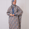 Printed Viscose Isdal - Blue - Brown