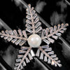 Brooch - Off White, SilVer & star