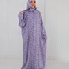 Printed Viscose Isdal - Purple